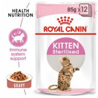 Royal Canin Kitten Sterilised Gravy  (pouches) 85g
