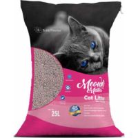 Meow Mates Bentonite Cat Litter - Baby Powder Scent 25L-20kg