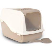 Bergamo Cat Litter Box ARIEL(TOP FREE) Tan