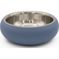 Mau Double Wall Bowl Belly with Non-Slip Base Light Blue 800ml