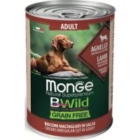 MONGE BWILD GRAIN FREE LAMB 400g