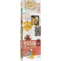 Witte Molen Bird Treats  Puur Pauze Sticks With Pineapple & Peanut For Parrots 140g