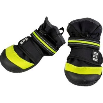  Duvo+ Gear Dog Shoes 4St - L - 7.6X9.8cm Black 