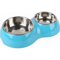 Pawsitiv Bowl CLASSIC ROUND DINNER SET - BLUE M+S