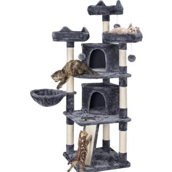  Cat Choice Cat Tower With Multi level Resting Area, Plush Toy, Basket, Sisal Post, Scratching Post, Plus Perch And Pet House-50x50x129cm, (8.5cm Diameter Sisal Tube) 