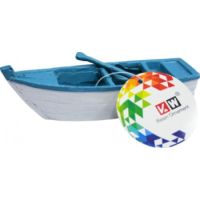 KW Zone Resin Ornament Boat Aquarium Decoration, 13.5x4.5x4cm