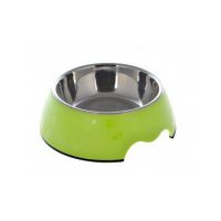 Nutrapet Melamine Round Paw Bowl Sets Green M:17.5 * 6.5Cms 350/ml11.8oz