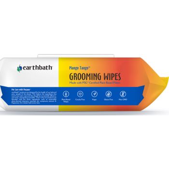  Earthbath® Grooming Wipes, Mango Tango®, Cleans & Conditions, 100 ct 