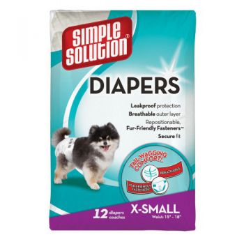  Simple Solution Disposable Diapers - X Small ( 26-36cm) 