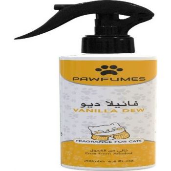  Pawfumes Fragrance For Cats Vanilla Dew For Scent – 200 ML 