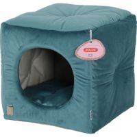 Chambord  Chesterfield Cat Beds  Cube 35CM  Peacock Green