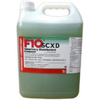  F10 Scxd Vet Disinfectant/Cleanser 5L 