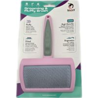 Saas Grooming Fluffy Brush Purple 18x11.7x2.3 CM