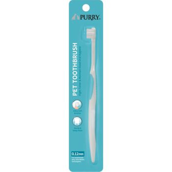  Purry Pet toothbrush For Small Breed Pets -1pc 