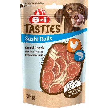  8in1 Dog treats TASTY Sushi Rolls 85g 