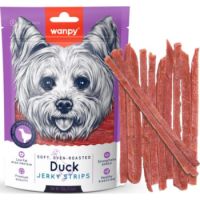 Wanpy TreatsDog   Soft Duck Jerky Strips 100g