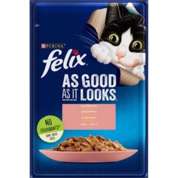  Felix Cat Wet As Good As It Looks with Salmon in Jelly 85g 