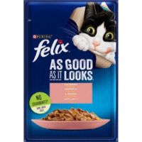 Felix Cat Wet As Good As It Looks with Salmon in Jelly 85g