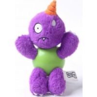 Pawsitiv Dog Toys Purple Monster with Rubber Ball Small (056)