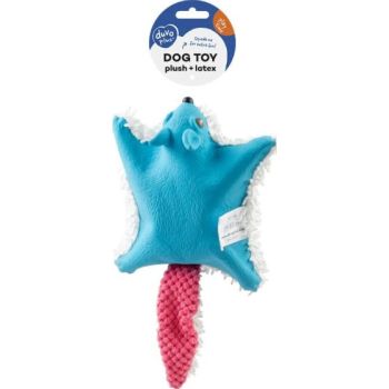  Duvo+ Plush & Latex Flying Squirrel 31x17x5cm blue/pink 