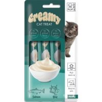 M-PETS Creamy Treats for Cats – Salmon & Beef 4x15g (60g)