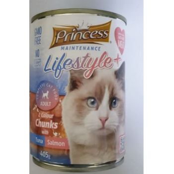  Princess Maintenace Lifestyles Chunks Tuna With Salmon 405g 