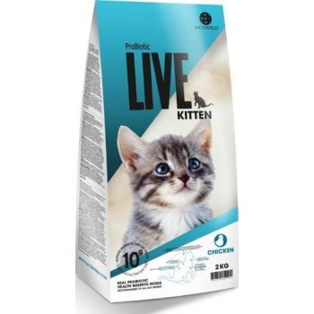  Probiotic Live  Kitten  Dry Food Chicken 2kg 