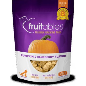 Fruitables Dog Treats Pumpkin & Blueberry 198gr 