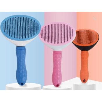  For Pet Self Cleaning Hair Removal Brush for Dogs and cats with Ball Pin 1pcs 