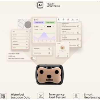  Buddies Pet GPS Tracker with AI Health Monitoring 