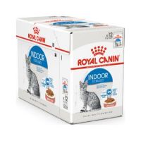 Royal Canin Indoor Cat Wet Food  Gravy Box Of 12x85g