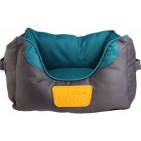 Gigwi Place Soft Bed Green & Gray Large 65L X 55W X 25H