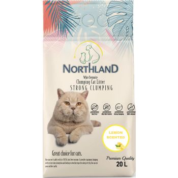  Northland Bentonite Clumping Cat Litter - Lemon [Volume - 20L] 