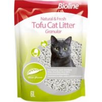 Bioline Natural And Fresh Tofu Cat Litter Granular Raw Flavor[Flushable]-6L