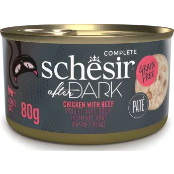  Schesir After Dark Patè For Cat - Chicken With Beef 80g 