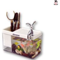 Saas Smart Desk Mini Fish Tank (17.1*8*10.5) Not included the accessories