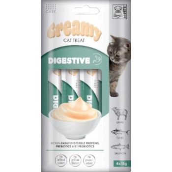  M-PETS Creamy with Functions – Cat treat – Digestive – Lamb & Tuna & Salmon 4x15g (60g) 