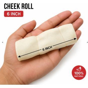  Petrix Small Cheek Rolls White - 2 Pcs 
