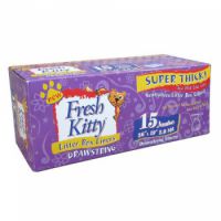 Royal Pet Fresh Kitty 15ct Jumbo Drawstring Litter  Liners