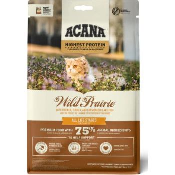  Acana Wild Prairie Free-Run Poultry Wild-Caught Fish All Life Stages Dry Cat Food 1.8kg 