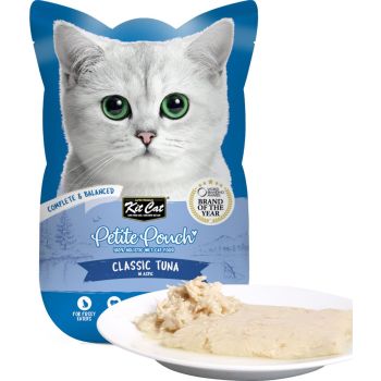  Kit Cat Petite Pouch  Wet Food  Classic Tuna 70g 