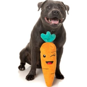  FuzzYard Winky Carrot Plush Dog Toys 