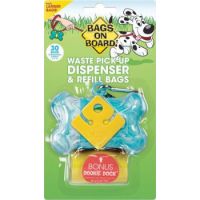 BOB Dispenser Marble Bone Turquoise