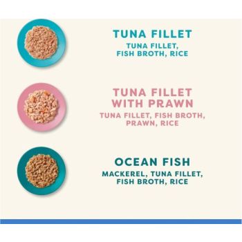  Applaws Fish Selection Multipack in Broth Cat Wet Food 12x156g 