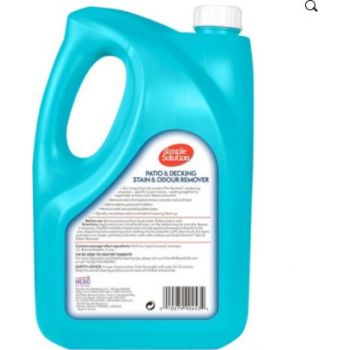  Patio & Decking Stain+Odour Remover 4 Liters 