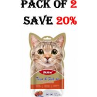 Bioline Cat Treats - 5x15g X 2