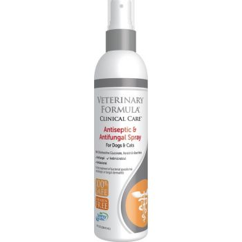  Synergy Labs Veterinary Formula Clinical Care Antiseptic & Antifungal Spray For Dogs & Cats 236ml 