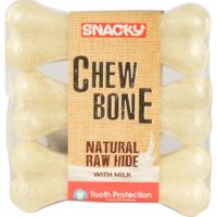 SNACKY WHITE PRESSED BONE 4” 83G
