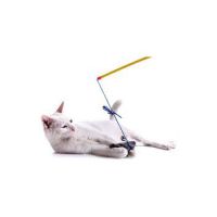 CAT PLAYING ROD MOUSE 82630