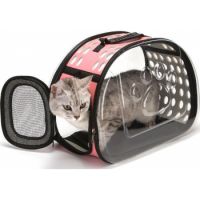 Woofy Transparent  Pet Handbags Carrier Pink (42x26x35 cm)